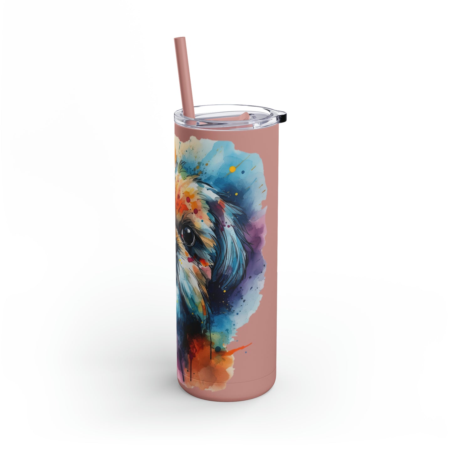 Shih Tzu 1 Maars Maker Skinny Matte Tumbler, 20oz