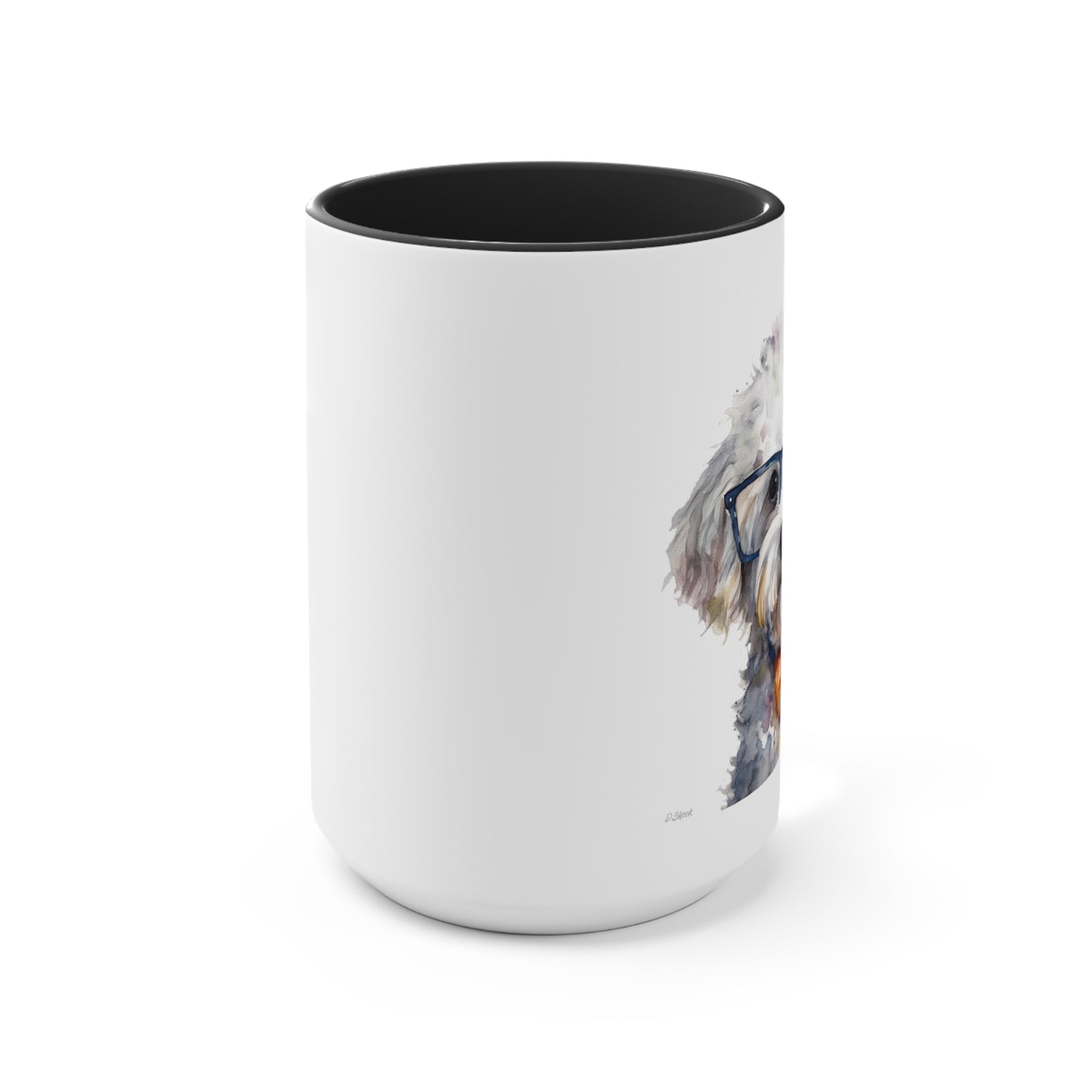 Bichon Frise 4 Accent Mugs