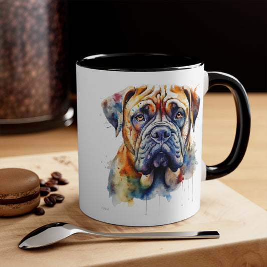 Bullmastiff 3 Accent Mugs