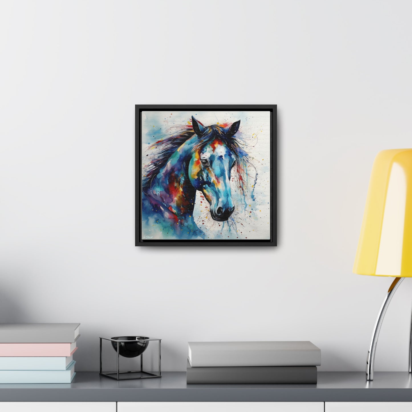 Wild Horse Gallery Canvas Wraps, Square Frame
