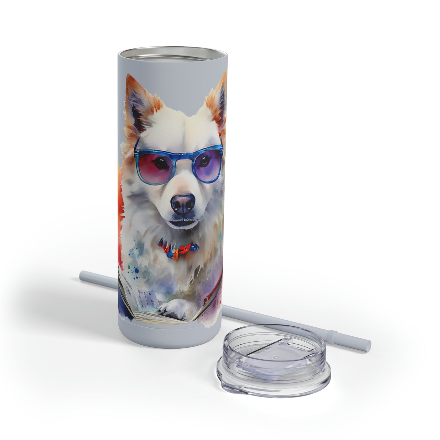 American Eskimo Dog 4 Maars Maker Skinny Matte Tumbler, 20oz