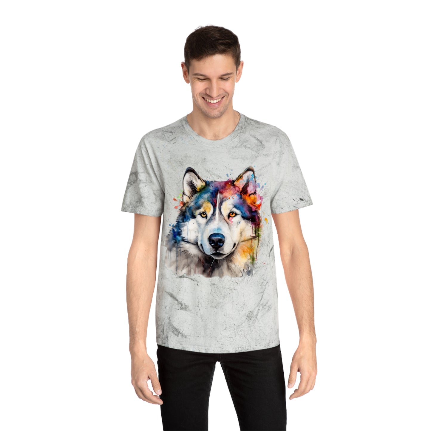 Alaskan Malamute 3 Unisex Color Blast T-Shirt