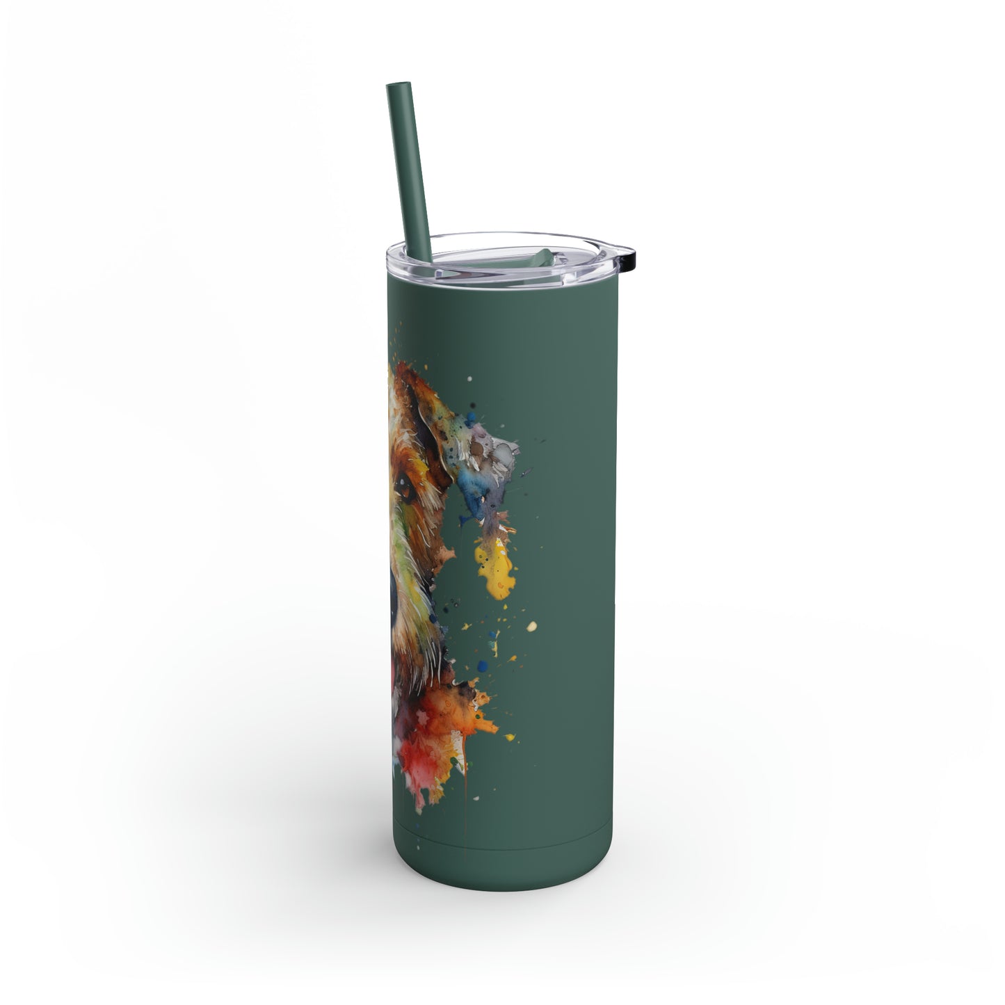 Airedale Terrier 1 Maars Maker Skinny Matte Tumbler, 20oz