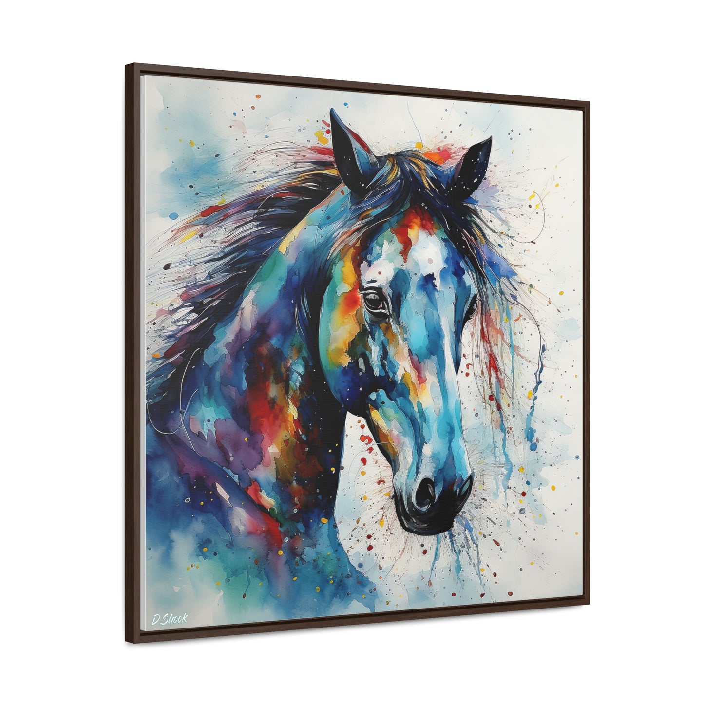 Wild Horse Gallery Canvas Wraps, Square Frame