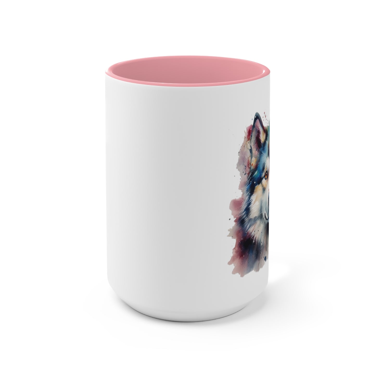 Alaskan Malamute 2 Accent Mugs