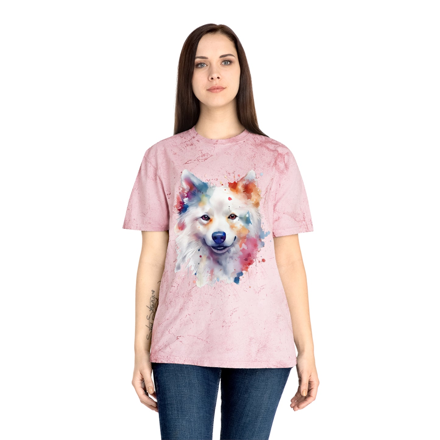 American Eskimo Dog 1 Unisex Color Blast T-Shirt