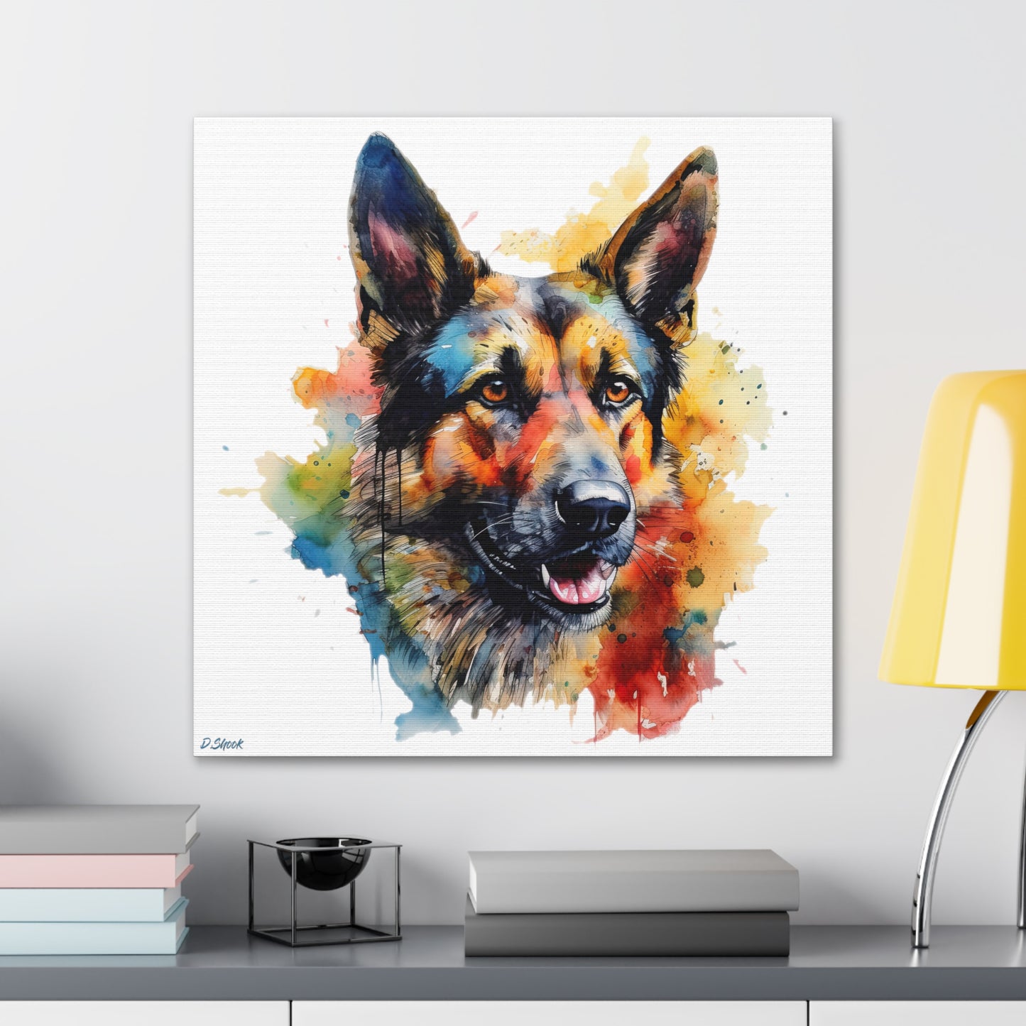 German Sheppard 2 Canvas Gallery Wraps