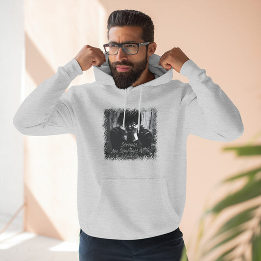 Three-Panel Fleece Hoodie