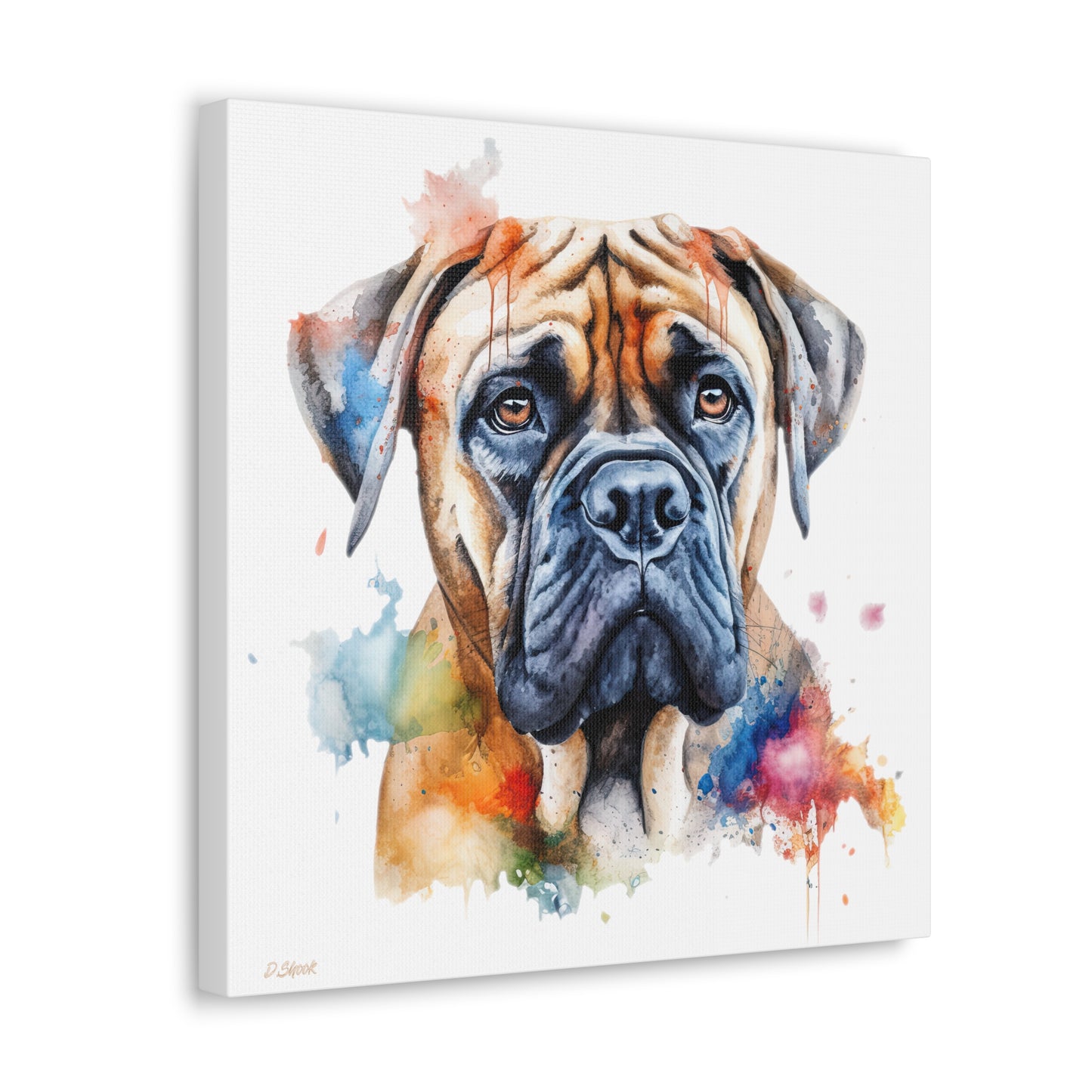 Bullmastiff 2 Canvas Gallery Wraps