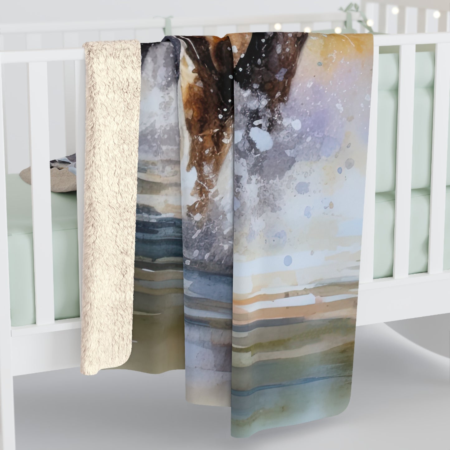 Horse Rescue 18 Sherpa Fleece Blanket