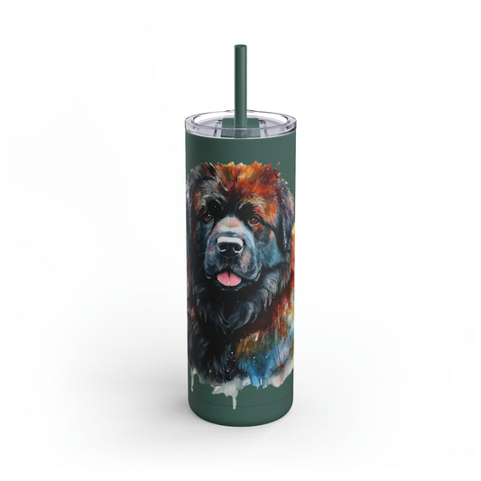 Newfoundland Dog 1 Maars Maker Skinny Matte Tumbler, 20oz