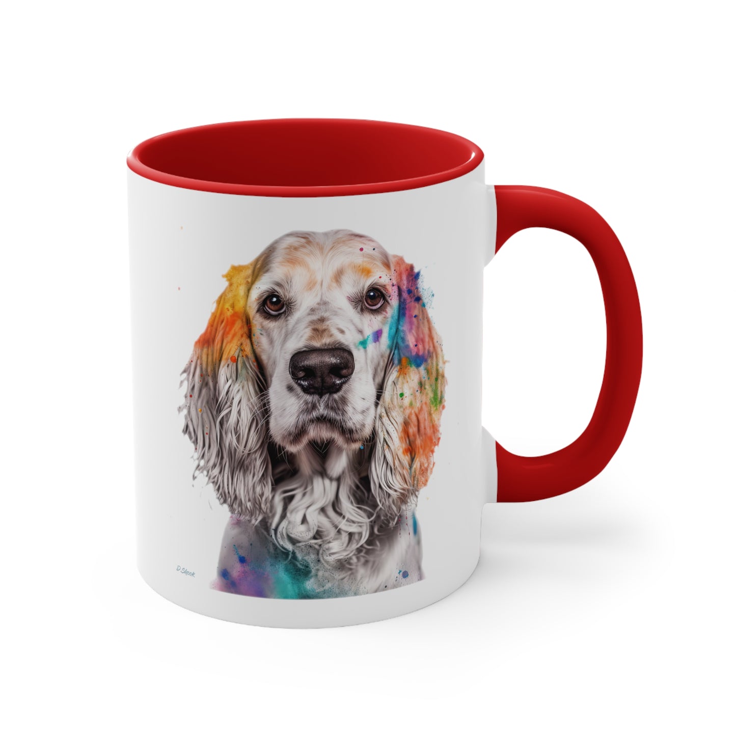 English Cocker Spaniel 3 Accent Mugs