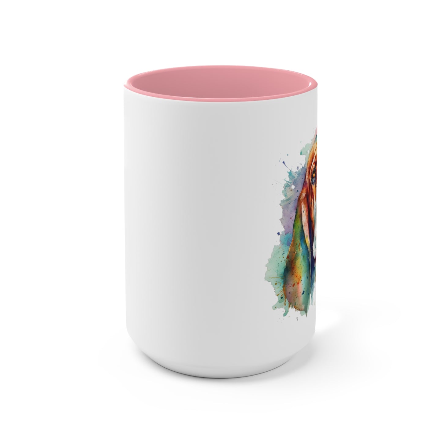 Basset Hound 1 Accent Mugs