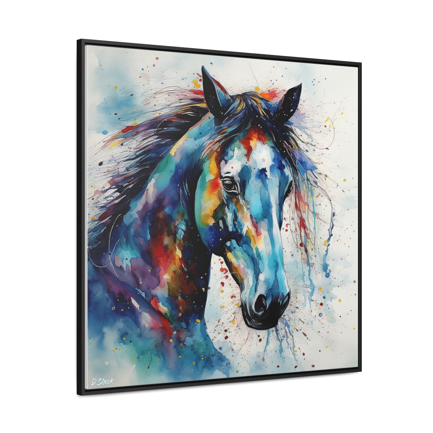 Wild Horse Gallery Canvas Wraps, Square Frame