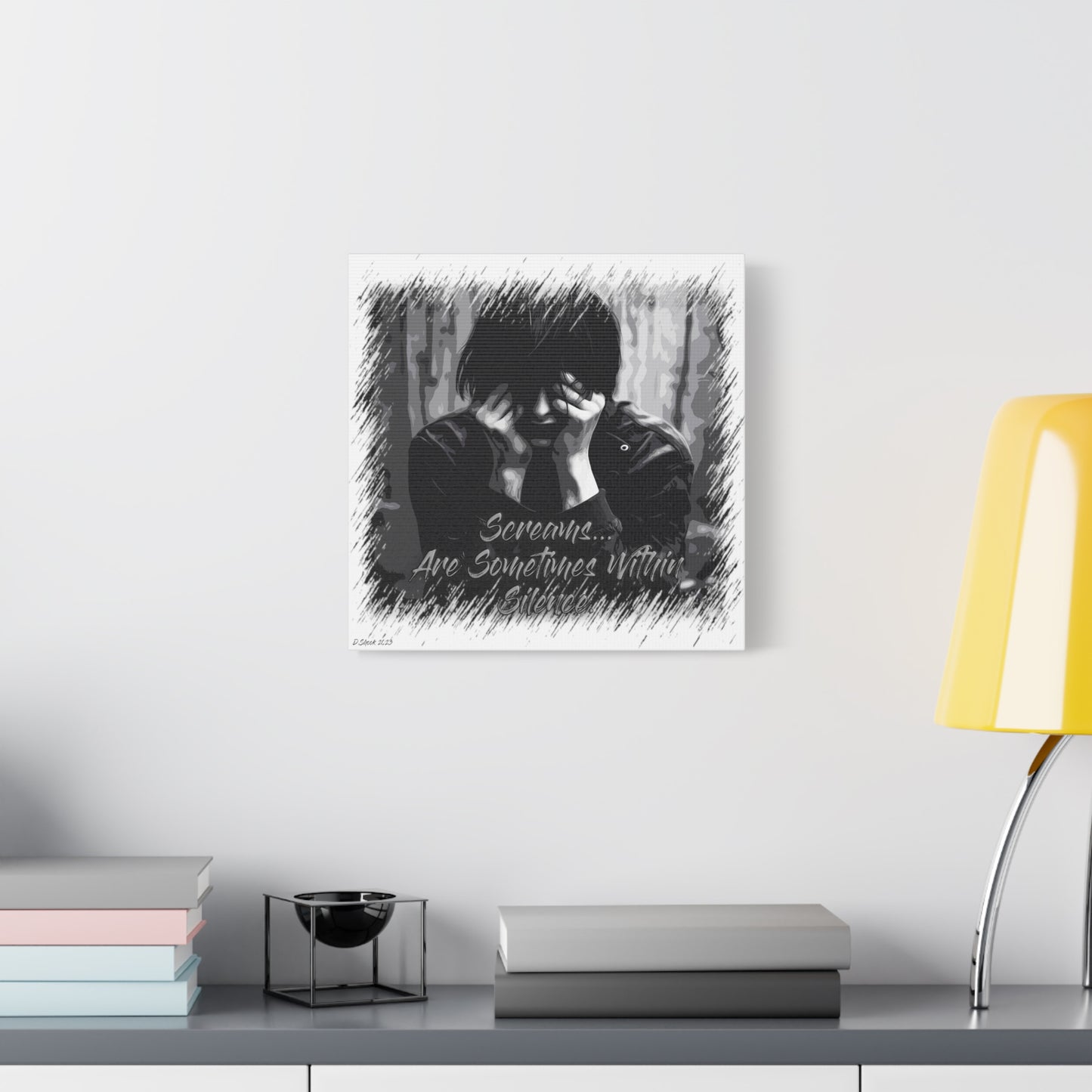 Screams: Matte Canvas, Stretched, 1.25"