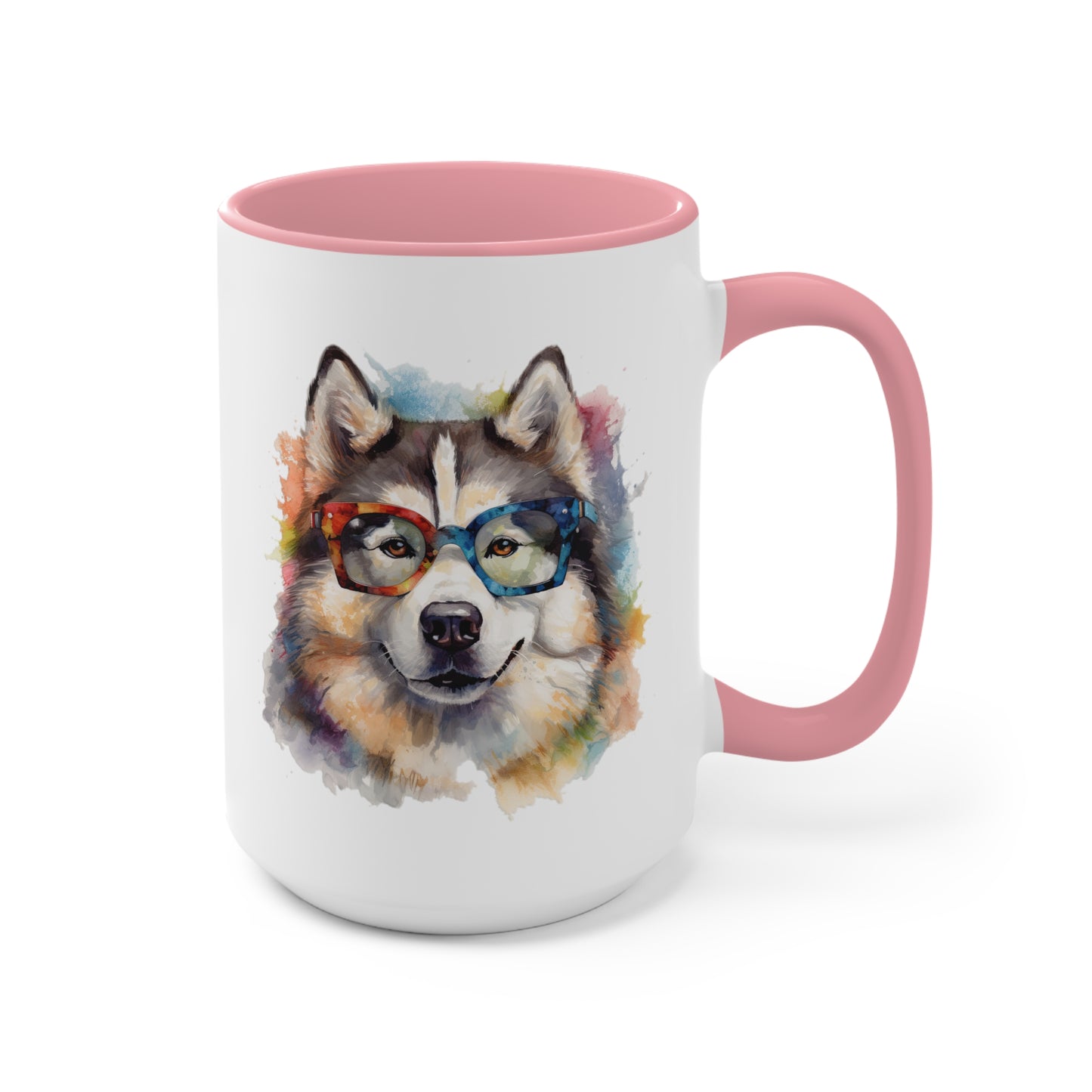 Alaskan Malamute 5 Accent Mugs