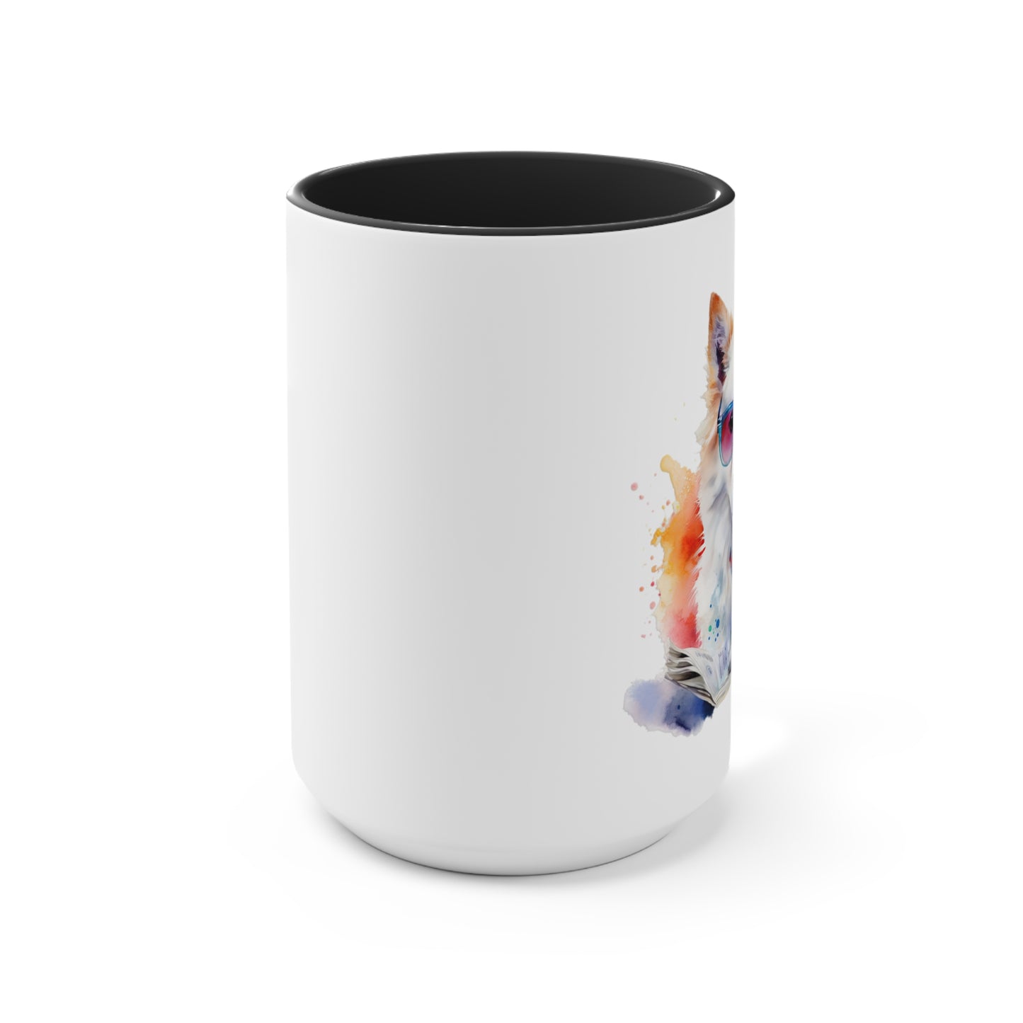 American Eskimo Dog 4 Accent Mugs