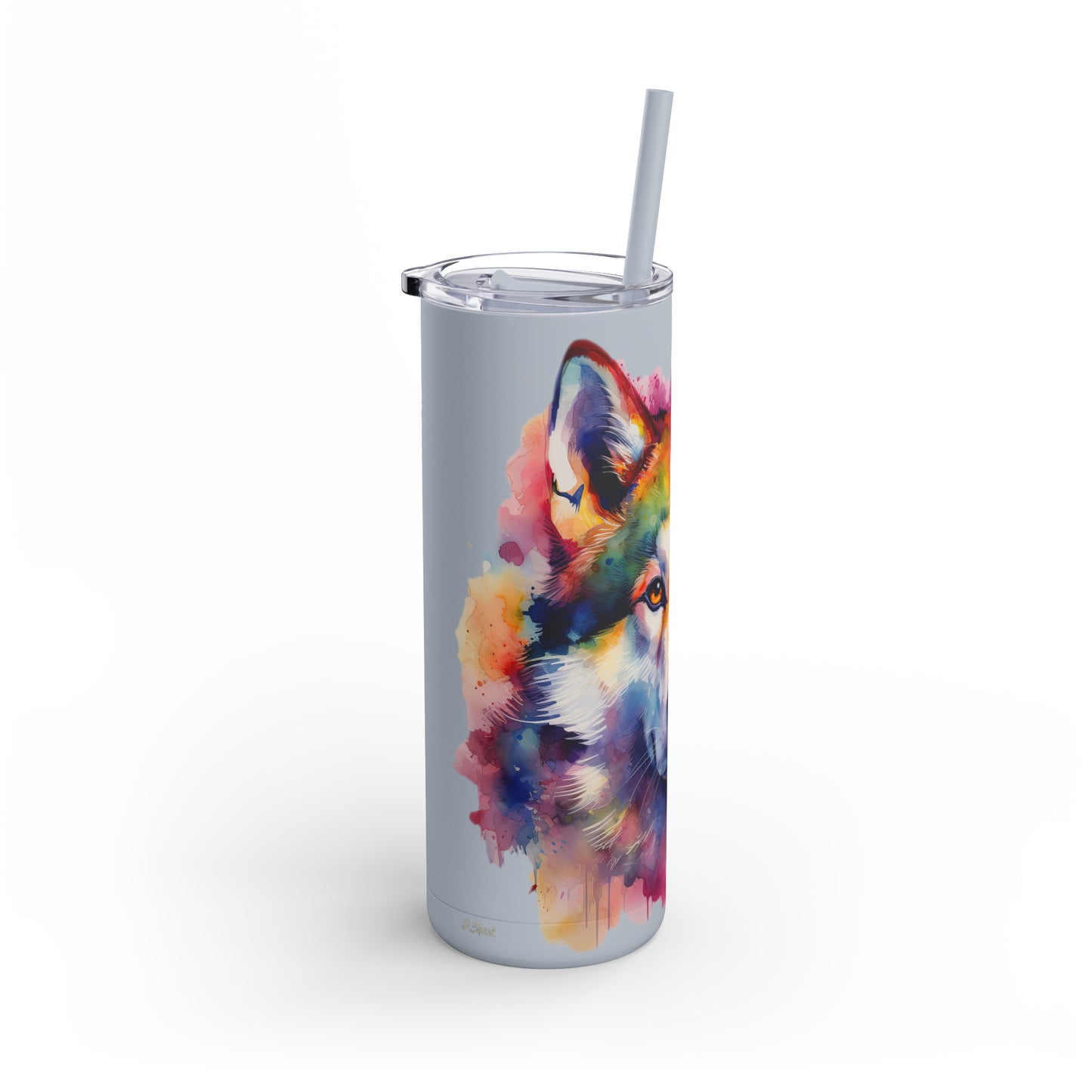 Siberian Husky 1 Maars Maker Skinny Matte Tumbler, 20oz