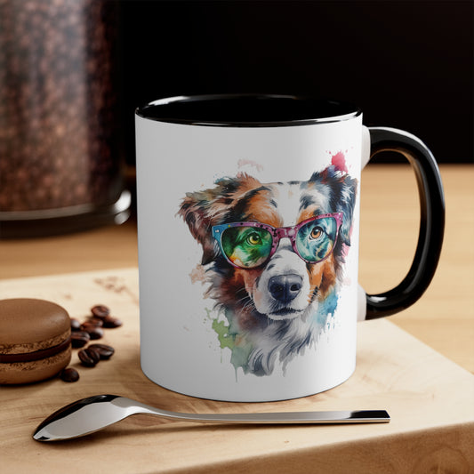 Australian Shepherd 5 Accent Mugs
