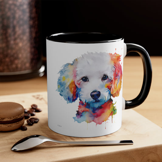Poodle 8 Accent Mugs