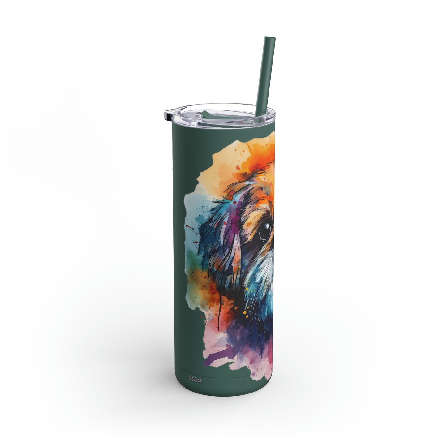 Shih Tzu 1 Maars Maker Skinny Matte Tumbler, 20oz