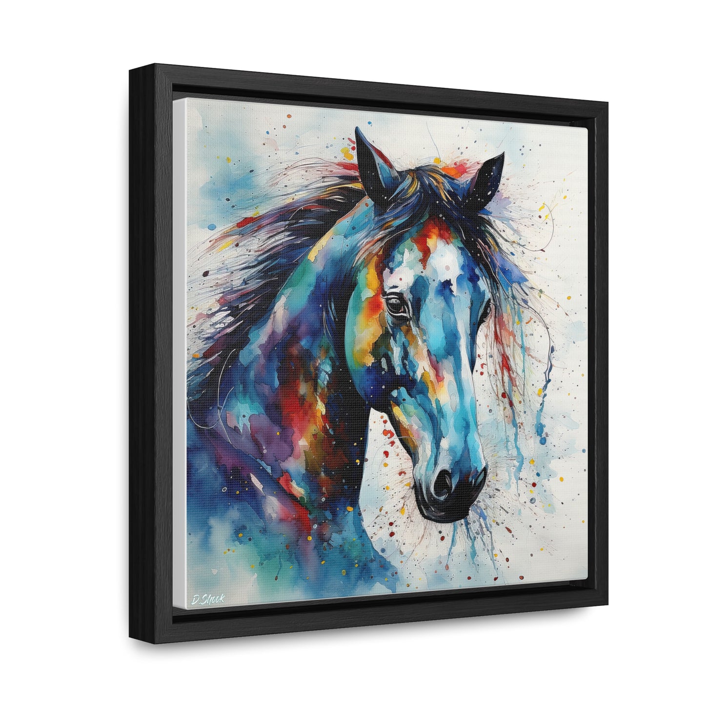 Wild Horse Gallery Canvas Wraps, Square Frame