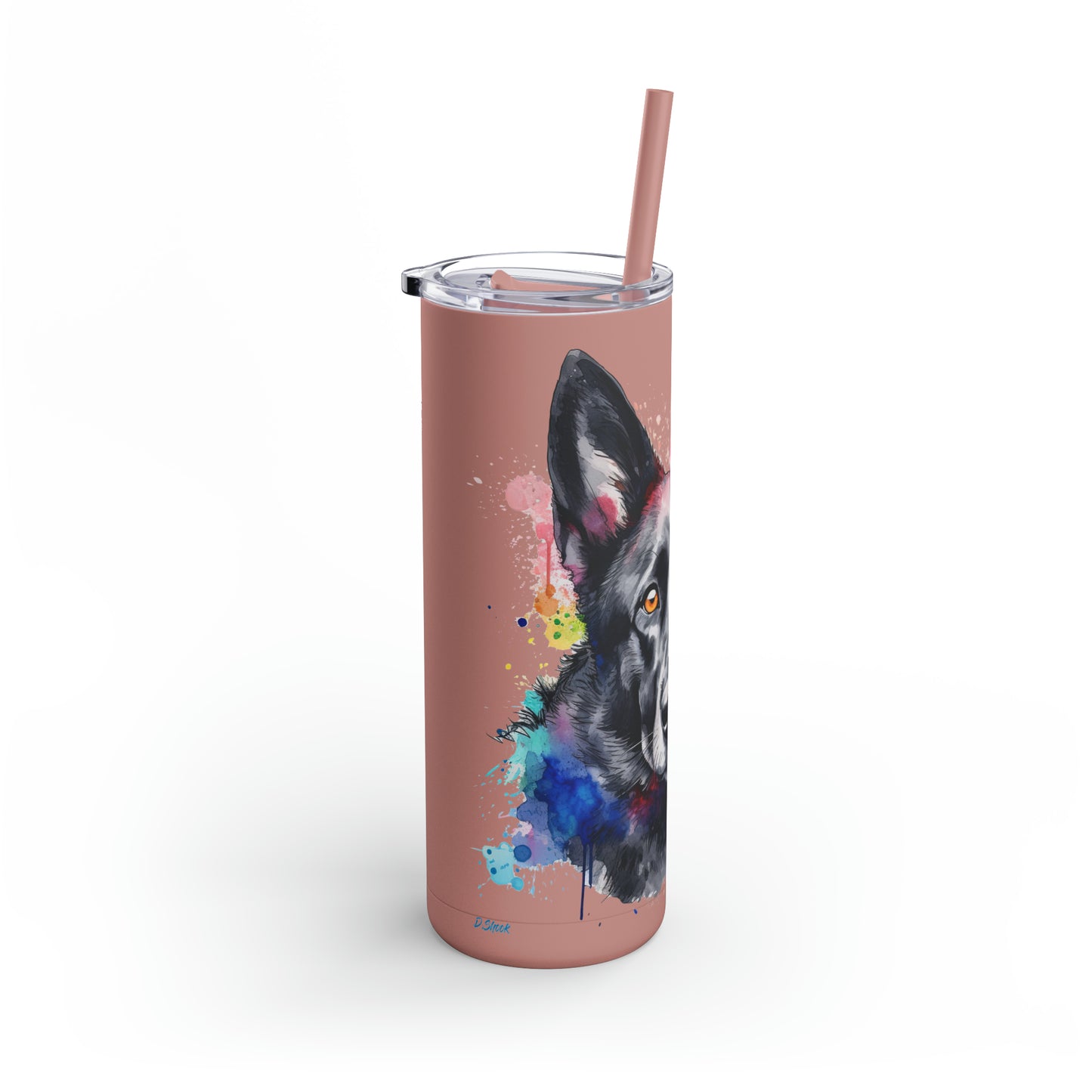 German Sheppard 20 Maars Maker Skinny Matte Tumbler, 20oz