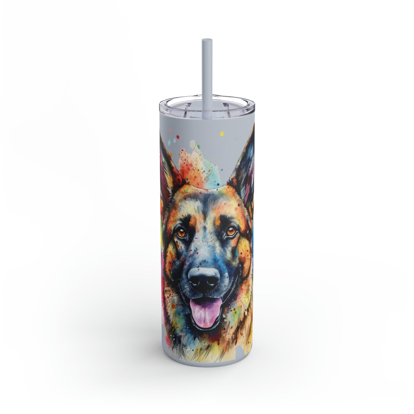 German Sheppard 1 Maars Maker Skinny Matte Tumbler, 20oz