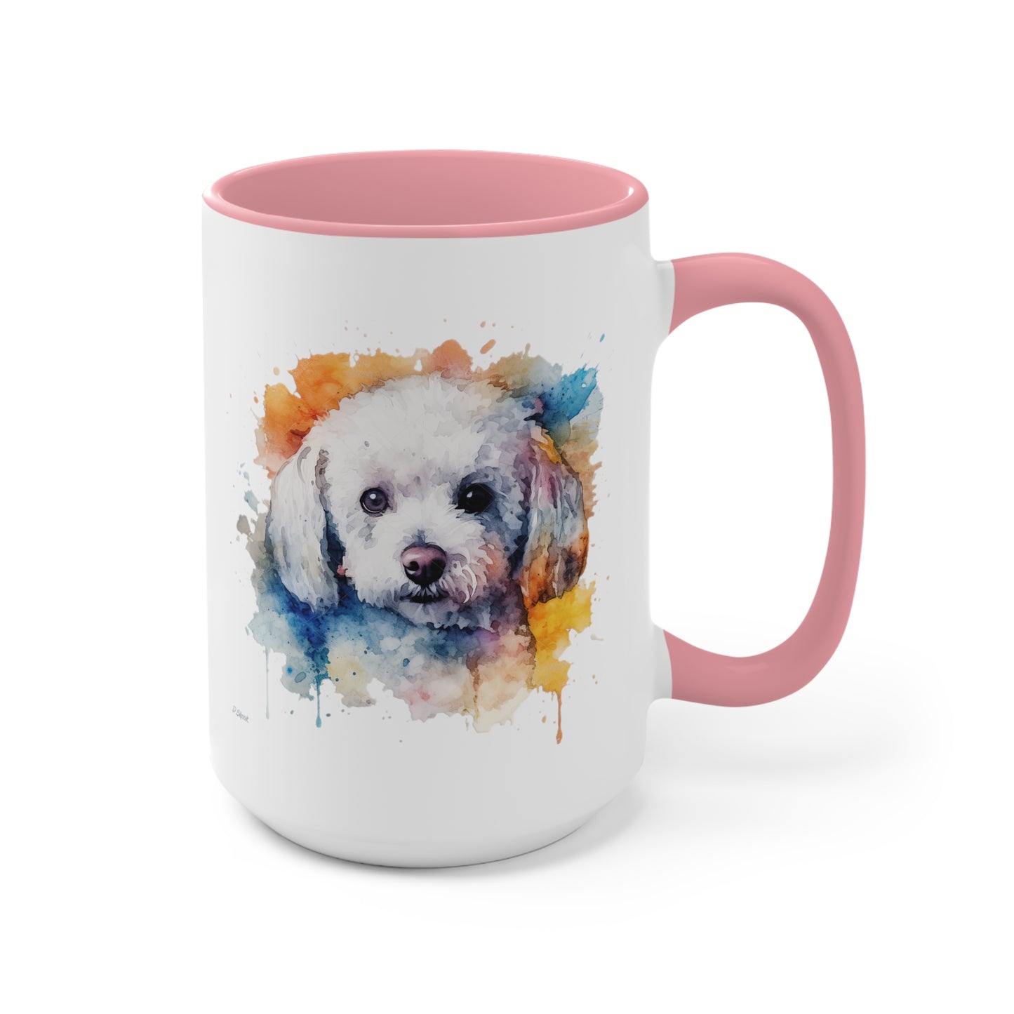 Bichon Frise 3 Accent Mugs