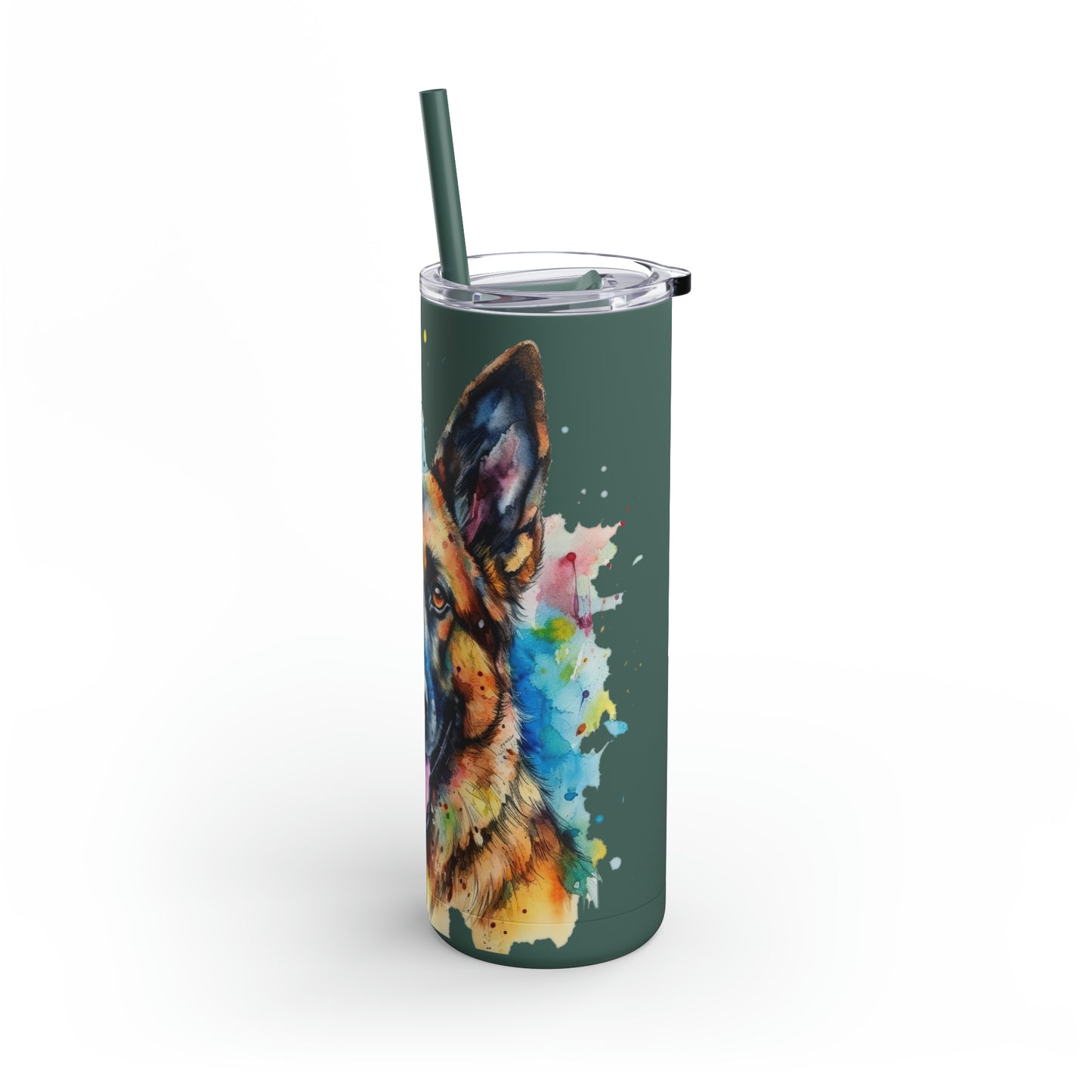 German Sheppard 1 Maars Maker Skinny Matte Tumbler, 20oz
