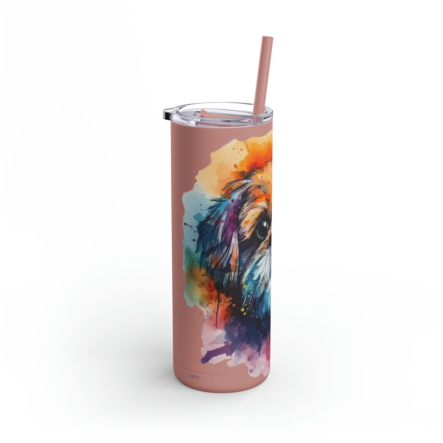 Shih Tzu 1 Maars Maker Skinny Matte Tumbler, 20oz