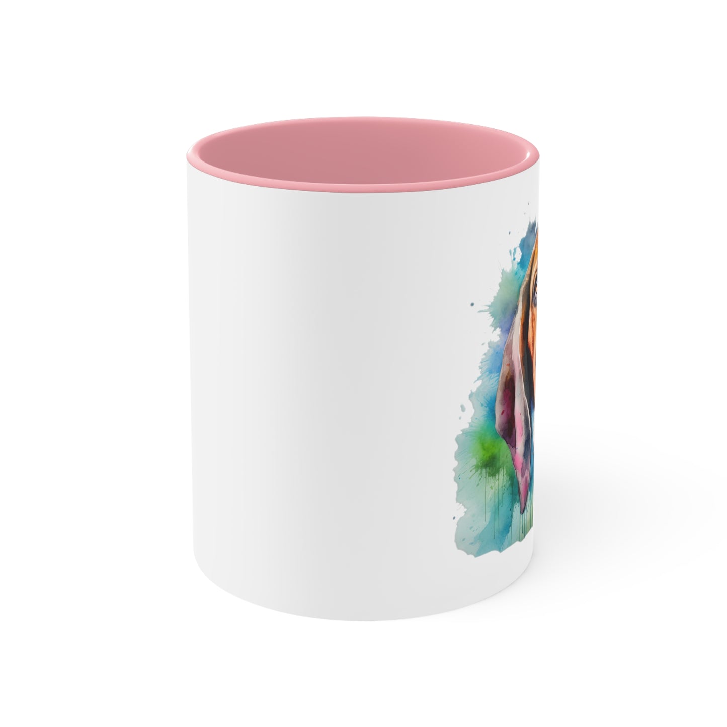 Basset Hound 3 Accent Mugs