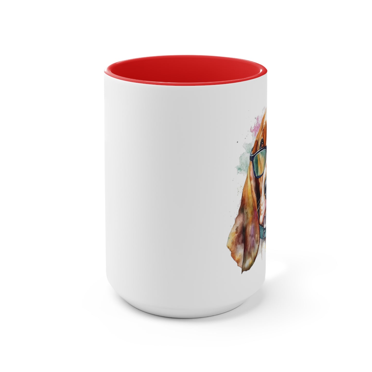 Basset Hound 6 Accent Mugs
