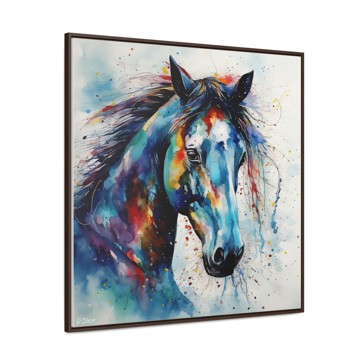 Wild Horse Gallery Canvas Wraps, Square Frame