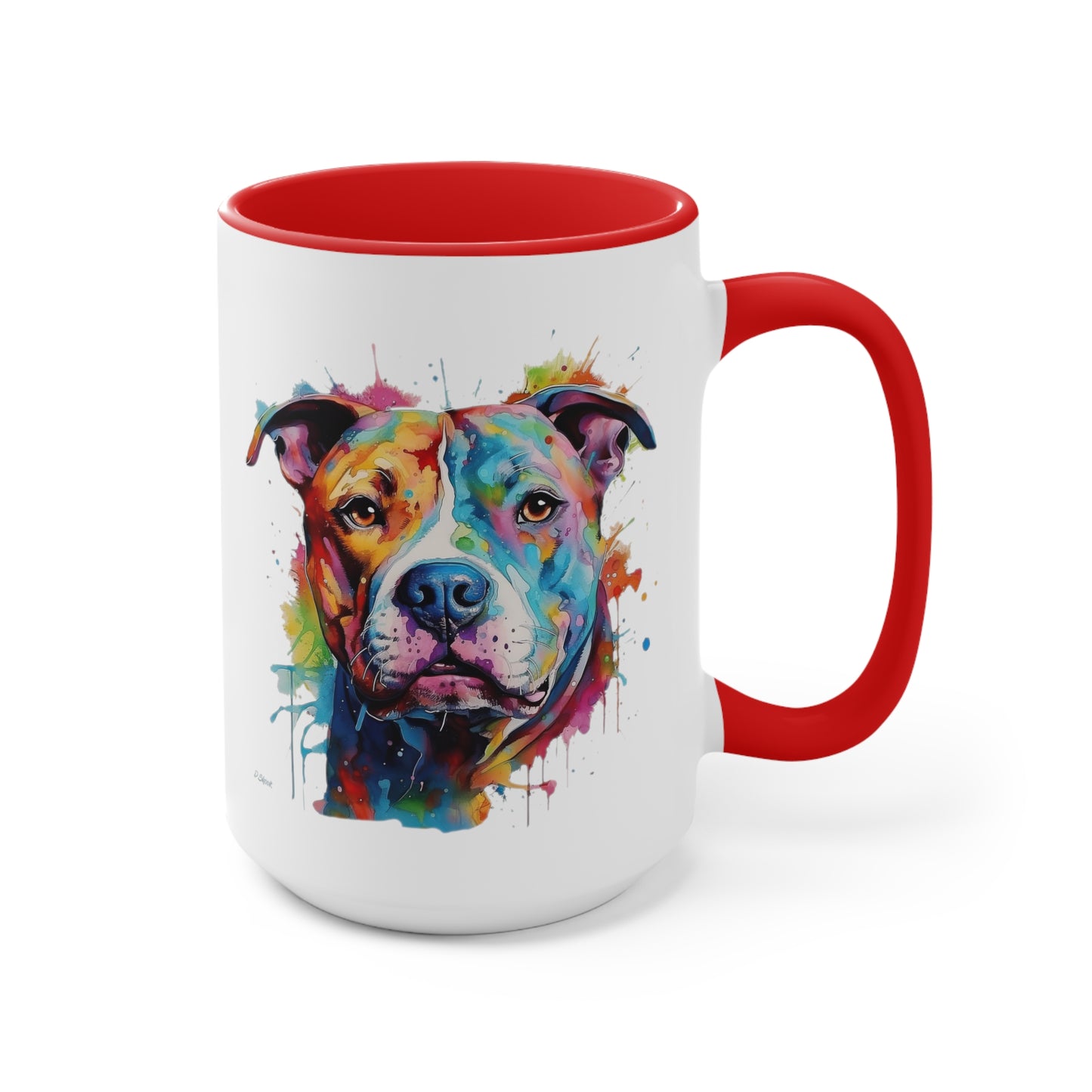 Pitbull 2 Accent Mugs
