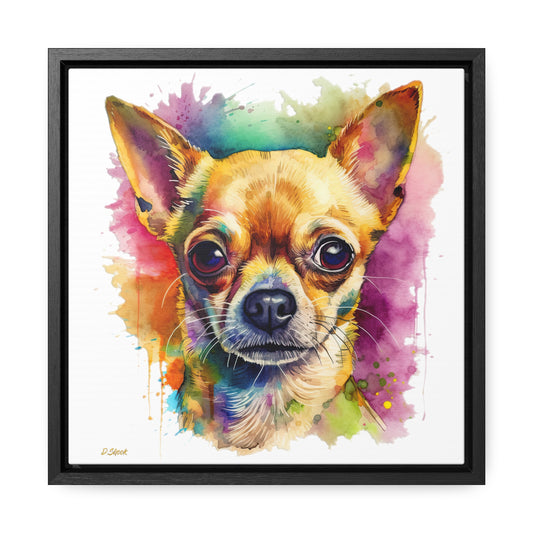 Chihuahua 7 Gallery Canvas Wraps, Square Frame
