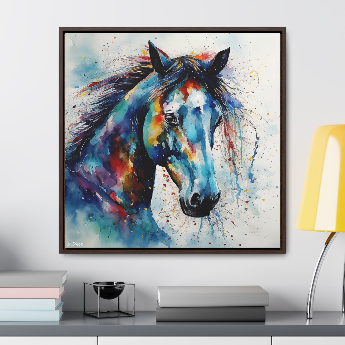 Wild Horse Gallery Canvas Wraps, Square Frame