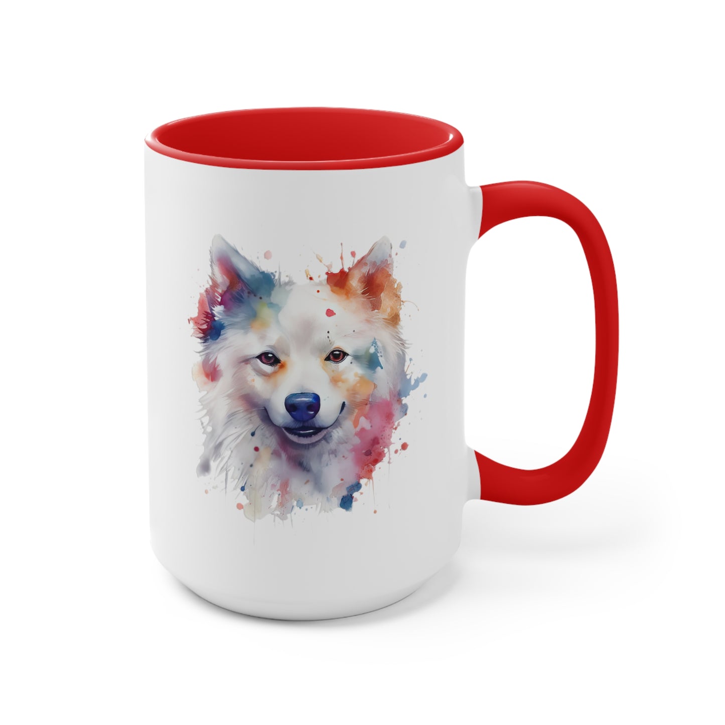 American Eskimo Dog 1 Accent Mugs