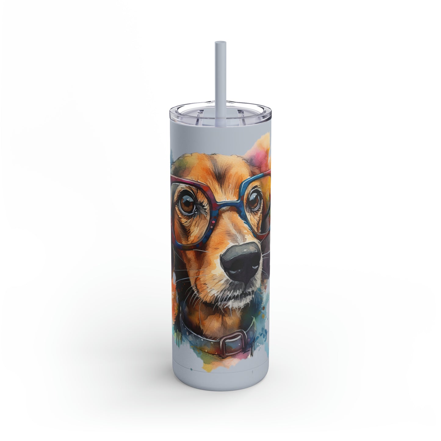Dachshund 7 Maars Maker Skinny Matte Tumbler, 20oz