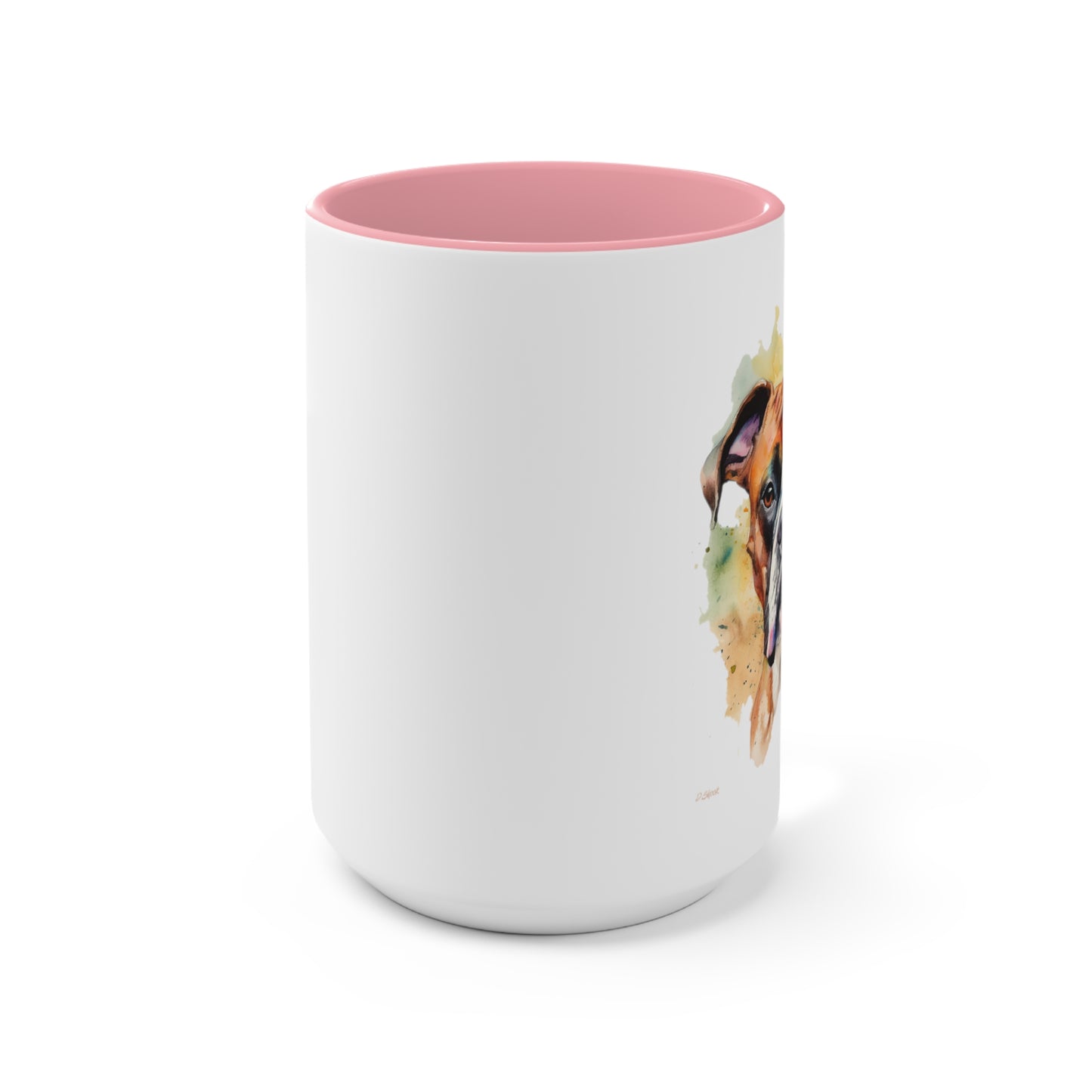 Boxer 2 Accent Mugs