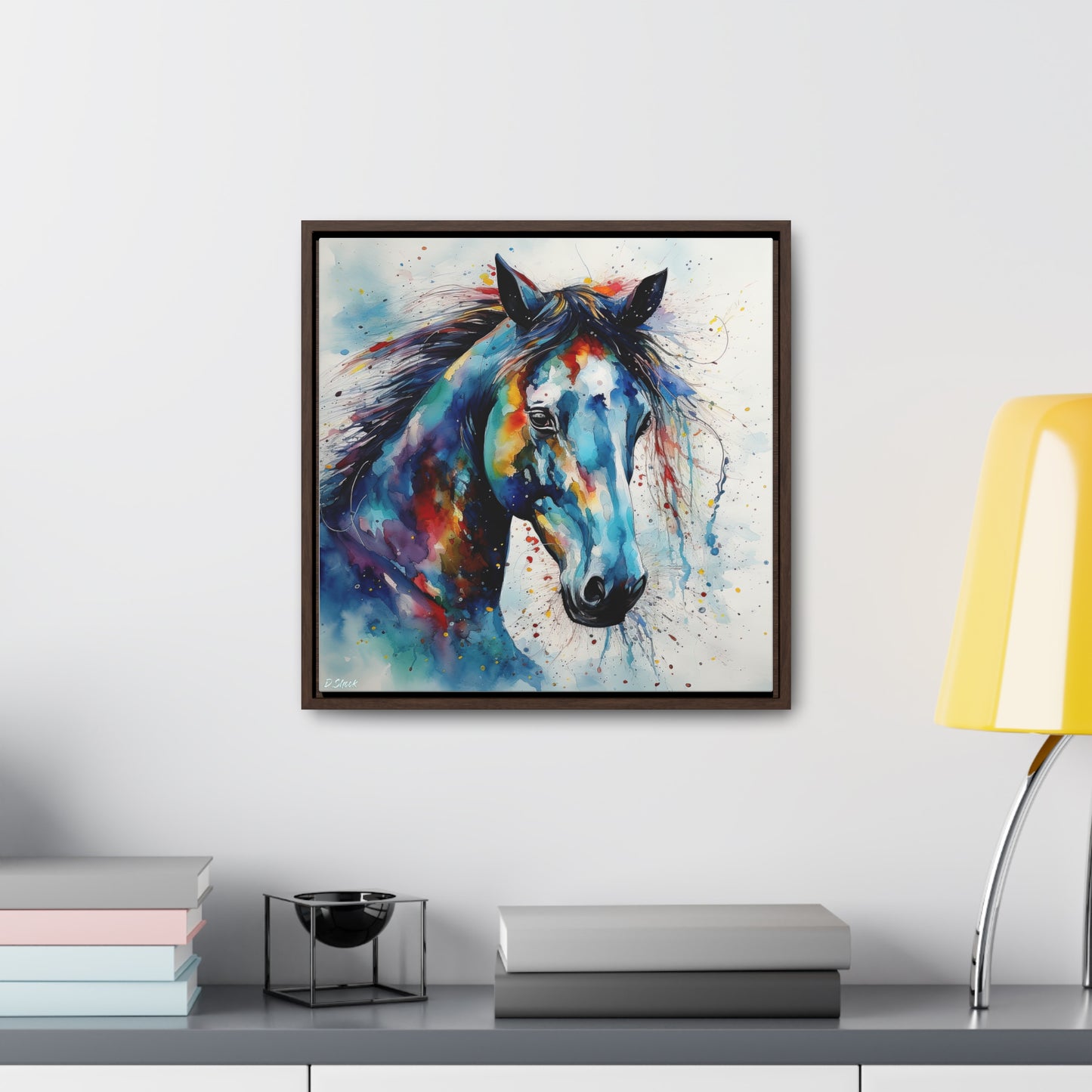 Wild Horse Gallery Canvas Wraps, Square Frame