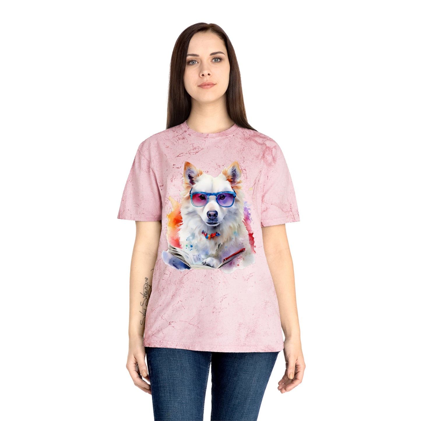 American Eskimo Dog 4 Unisex Color Blast T-Shirt