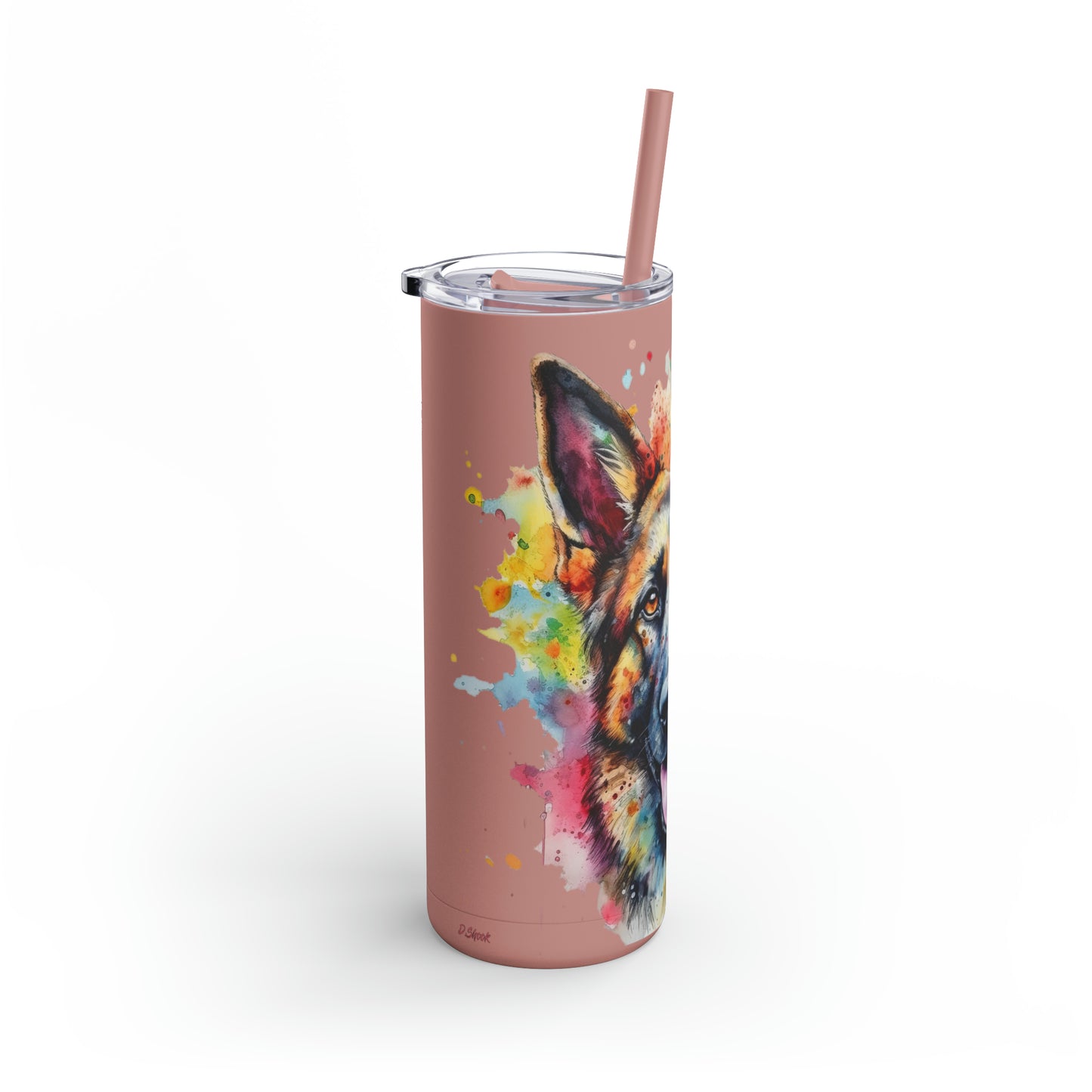German Sheppard 1 Maars Maker Skinny Matte Tumbler, 20oz