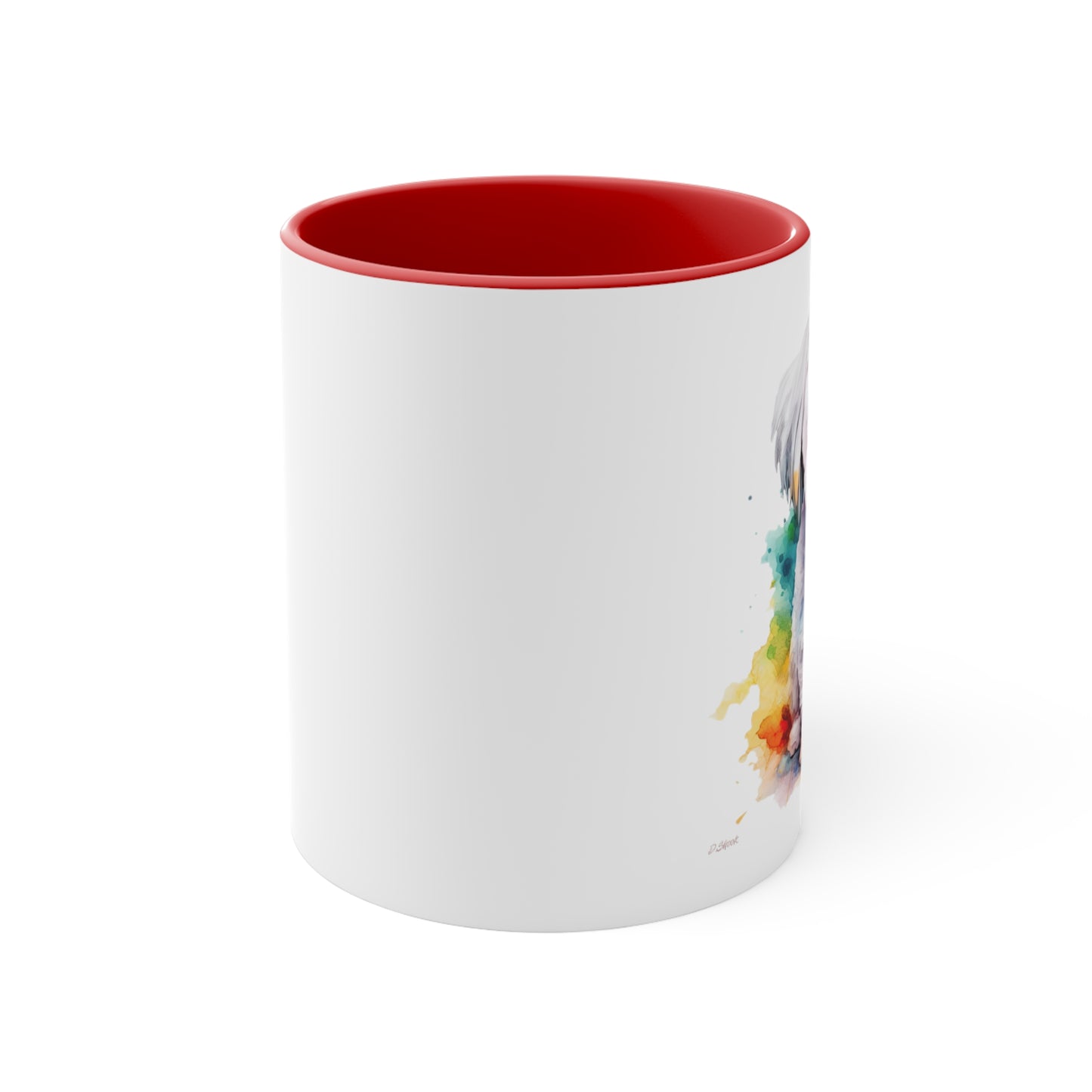 Maltese Dog 3 Accent Mugs