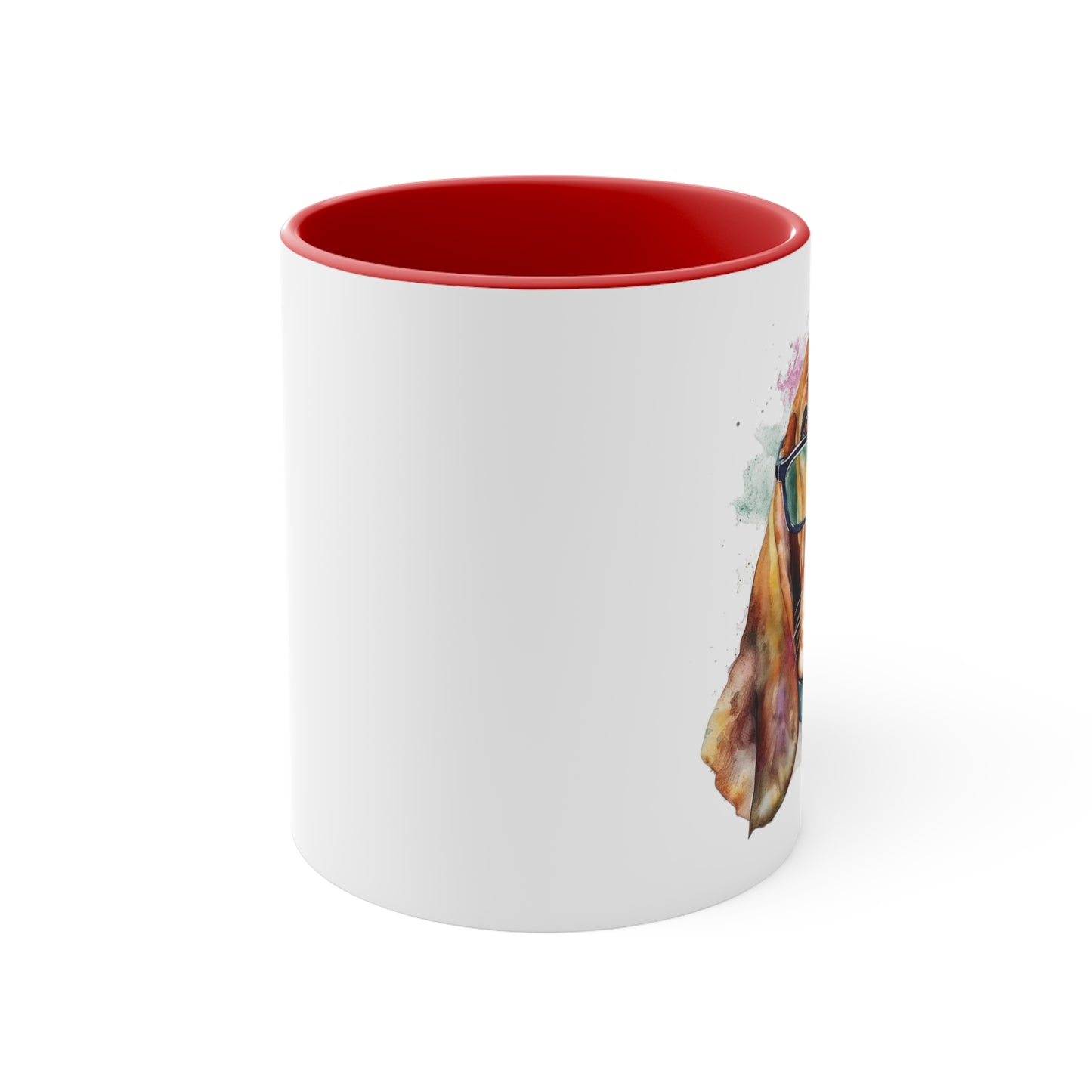 Basset Hound 6 Accent Mugs