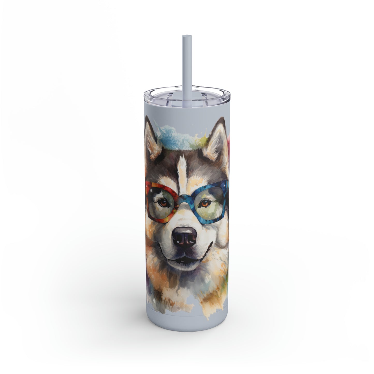 Alaskan Malamute 5 Maars Maker Skinny Matte Tumbler, 20oz