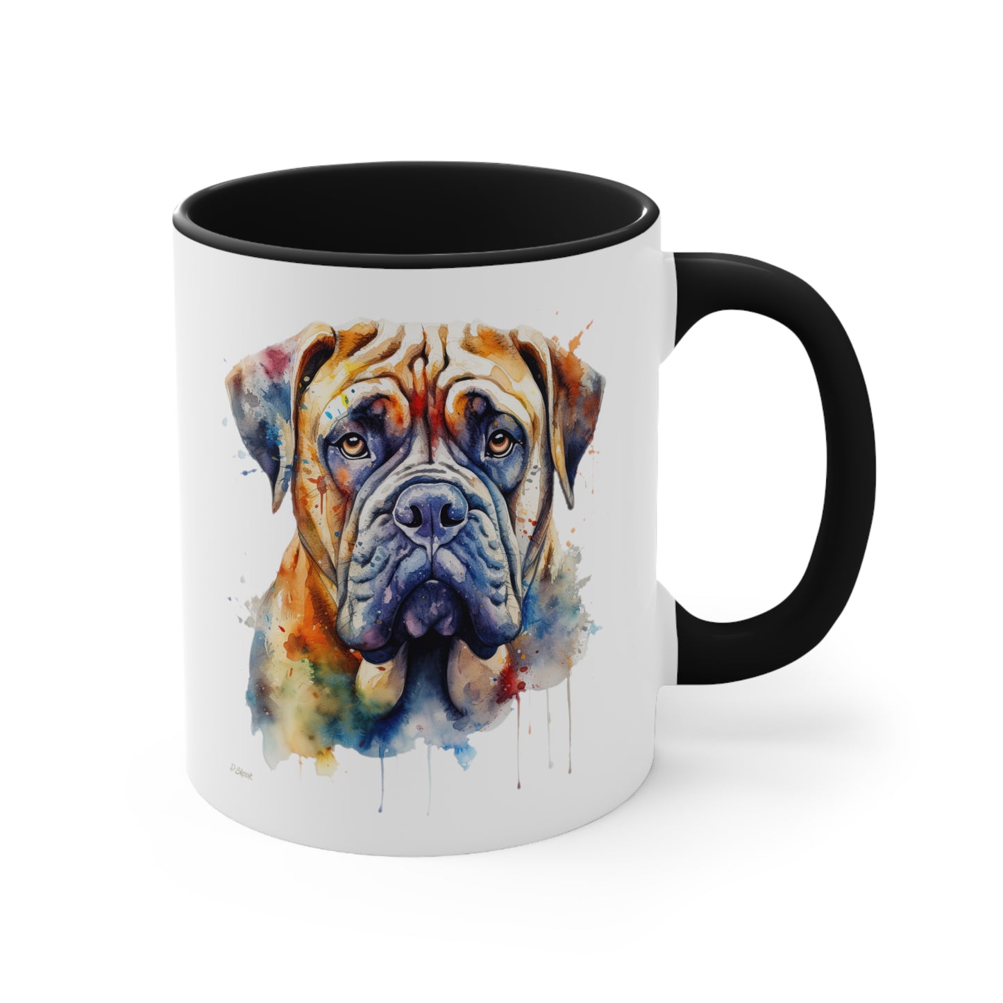 Bullmastiff 3 Accent Mugs
