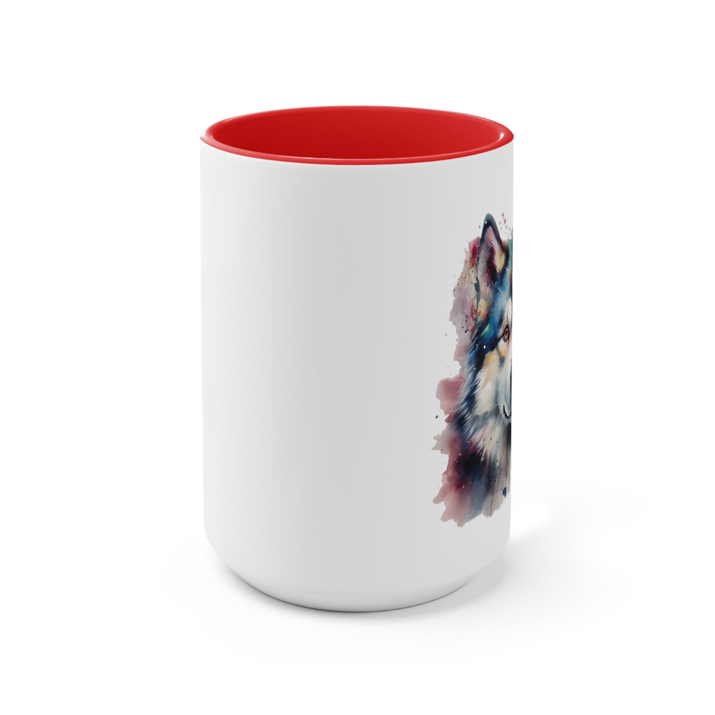 Alaskan Malamute 2 Accent Mugs
