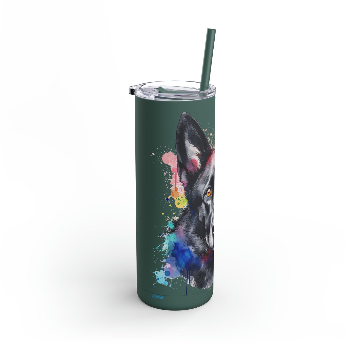 German Sheppard 20 Maars Maker Skinny Matte Tumbler, 20oz