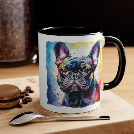 French Bulldog 2 Accent Mugs
